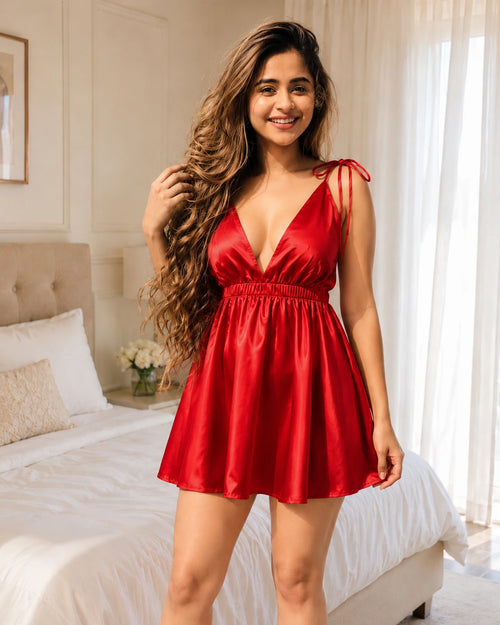 Short Silky Camisole Lingerie